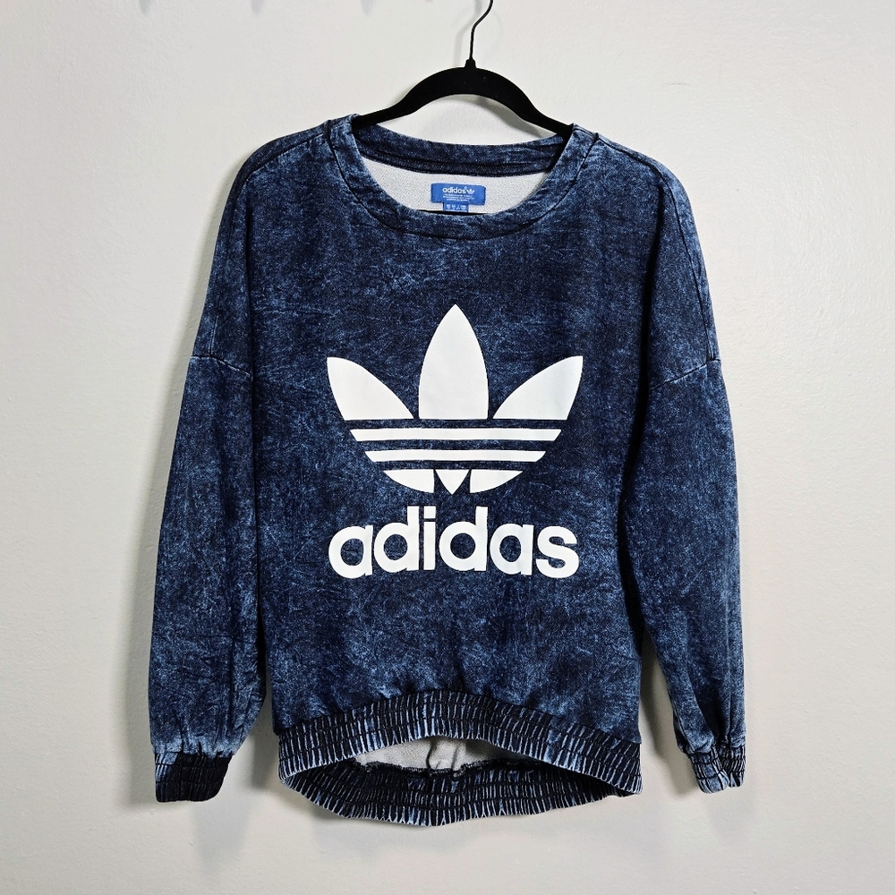 adidas Acid Wash Trefoil Sweatshirt